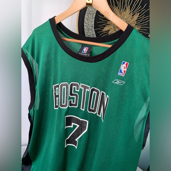 Vintage Boston Celtics Al Jefferson Reebok Basketball Jersey NBA 7 Authentics - Picture 3 of 10